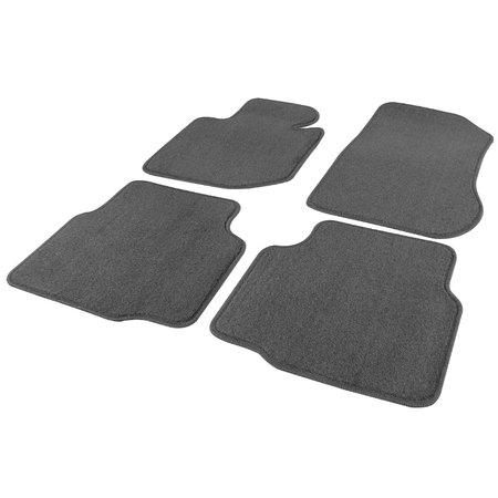 SPEC-D TUNING 92-98 Bmw E36 Floor Mat Sets - Gray SD-TRA-363G